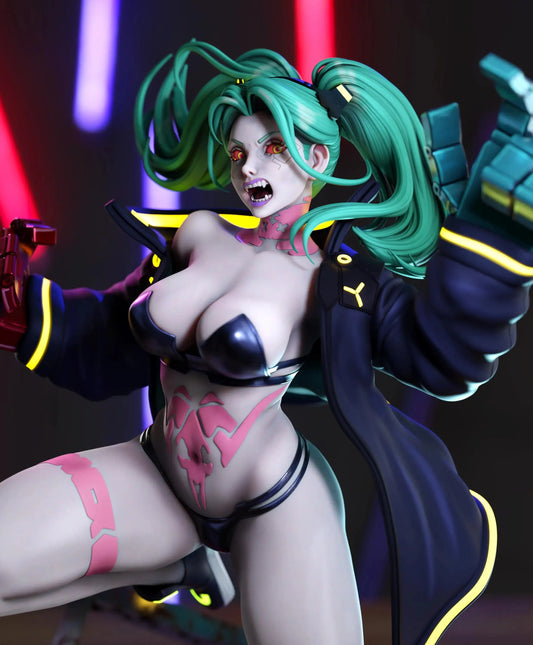 Rebecca Cyberpunk Edgerunners – NSFW STL File – 3D Printable Fan Art Model - SeoNyoki3D