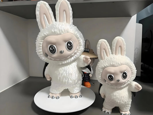 Angel Labubu – STL & 3MF Files – Rotating Eyes Designer Toy – 3D Printable Model SeoNyoki3D