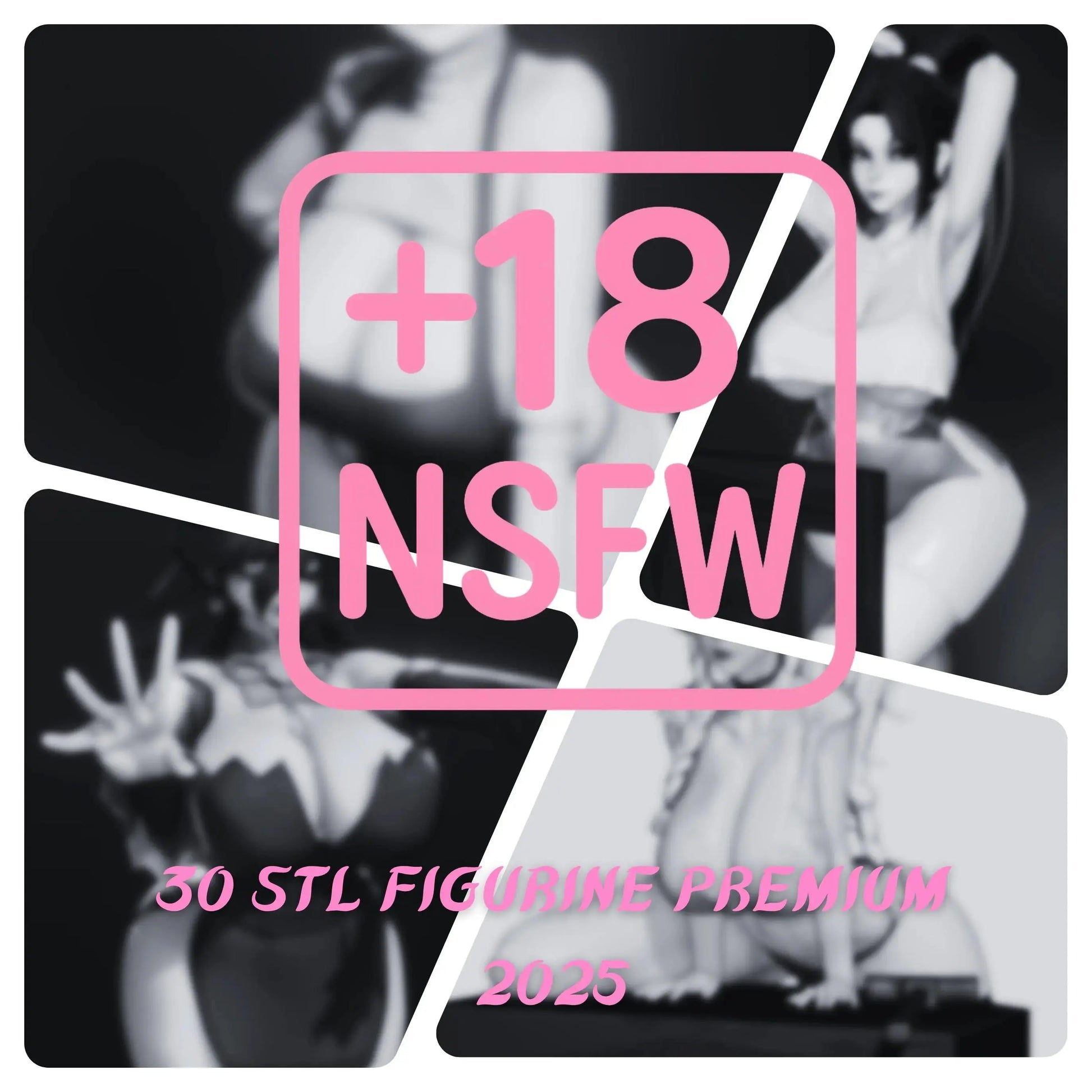 Pack Nikke NSFW STL Bundle – 30+ Erotic 3D Printable Models – STL Files SeoNyoki3D