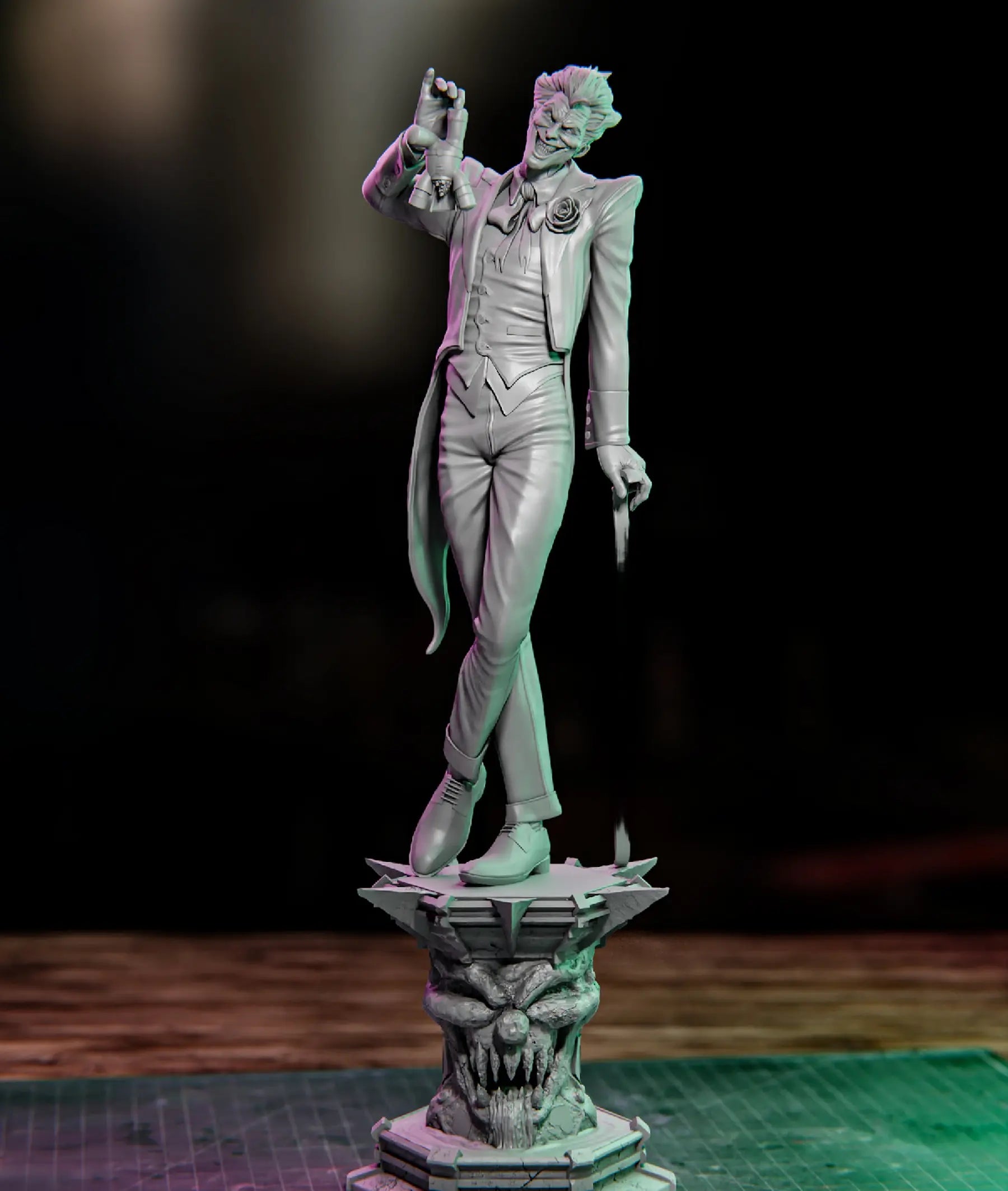 Joker STL File – DC Comics – 3D Printable Villain Fan Art Model - SeoNyoki3D