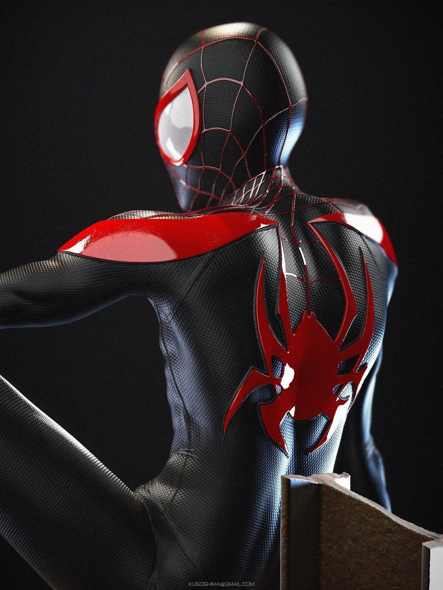 Ultimate Spider-man - Miles Morales - STL 3D Print Files SeoNyoki3D