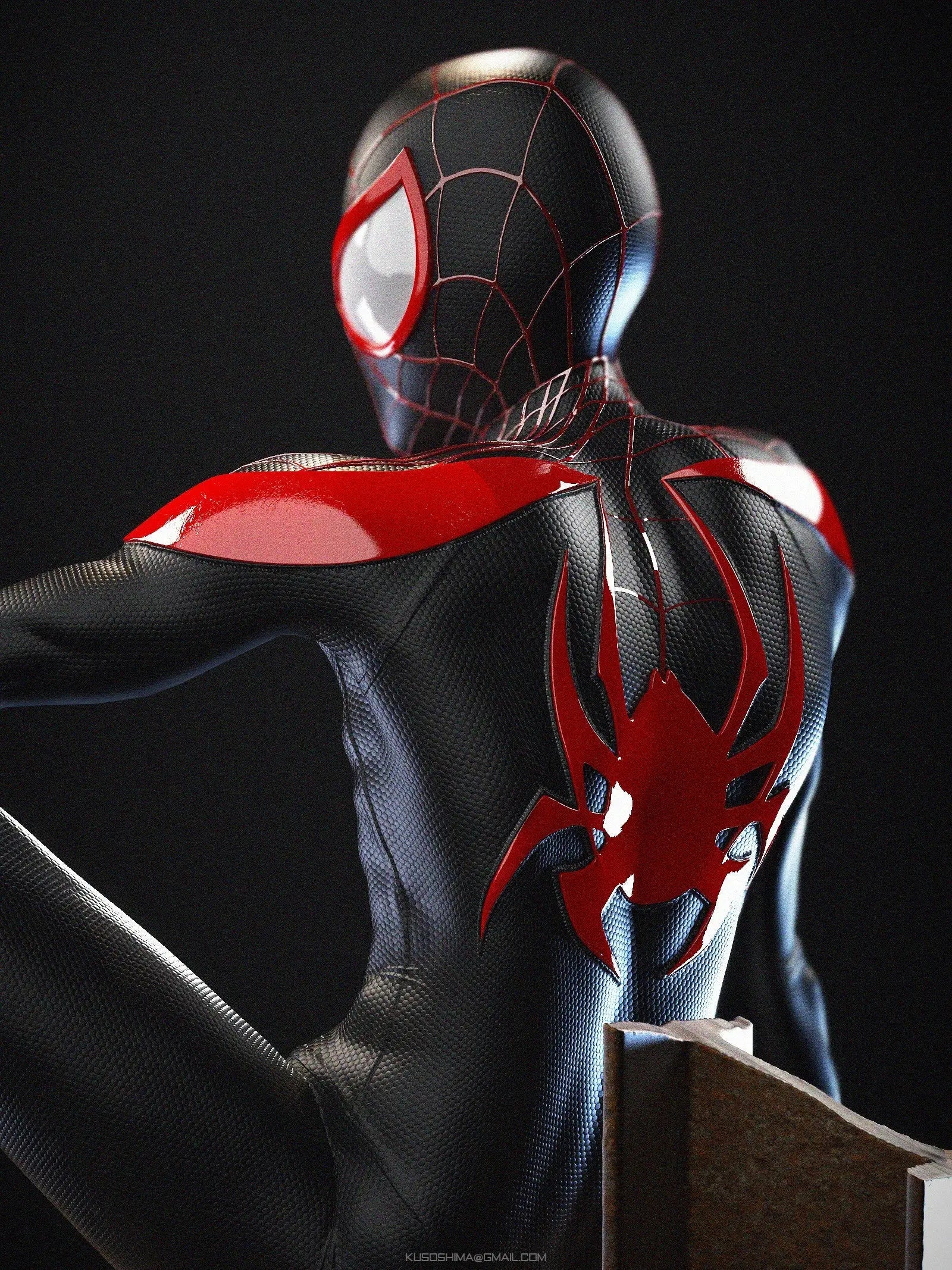Ultimate Spider-man - Miles Morales - STL 3D Print Files SeoNyoki3D