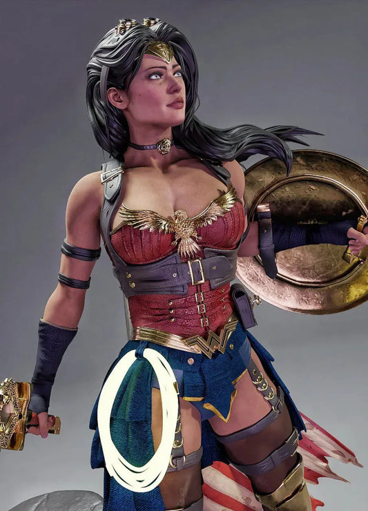 WONDER WOMAN  STL - DC COMICS - 3D Print Files SeoNyoki3D
