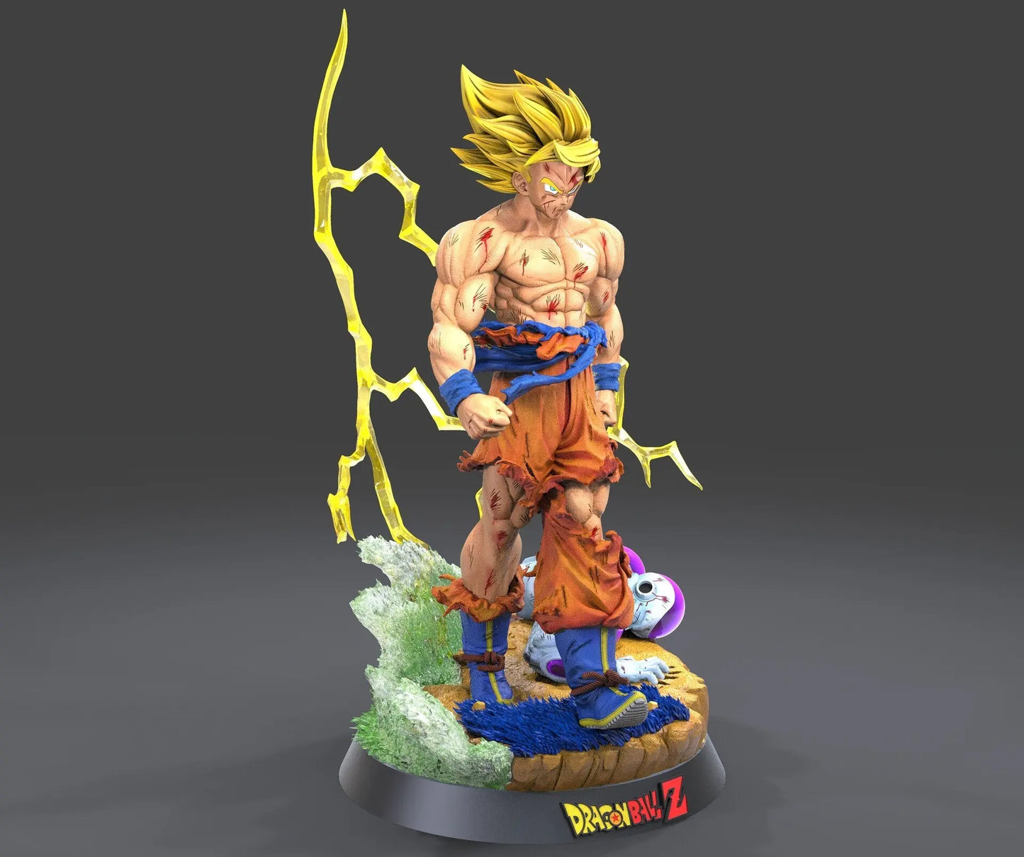 Goku vs Frieza STL File – Dragon Ball Z – 3D Printable Battle Diorama - SeoNyoki3D