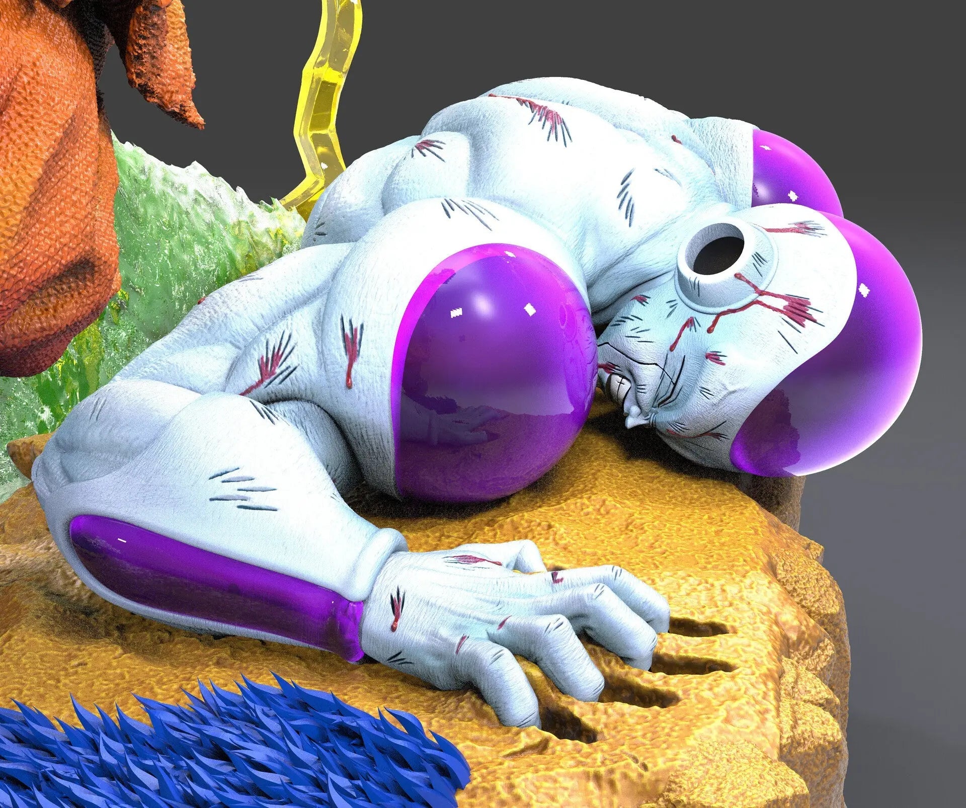 Goku vs Frieza STL File – Dragon Ball Z – 3D Printable Battle Diorama - SeoNyoki3D