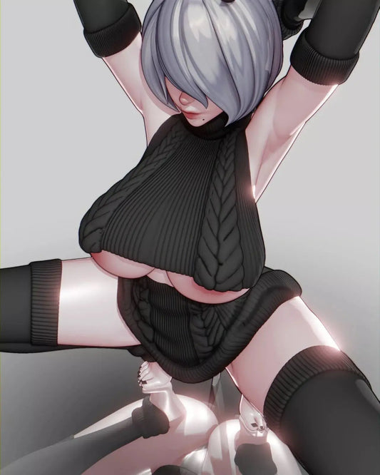 STL NSFW - Nier Automata - 3D Print Files SeoNyoki3D