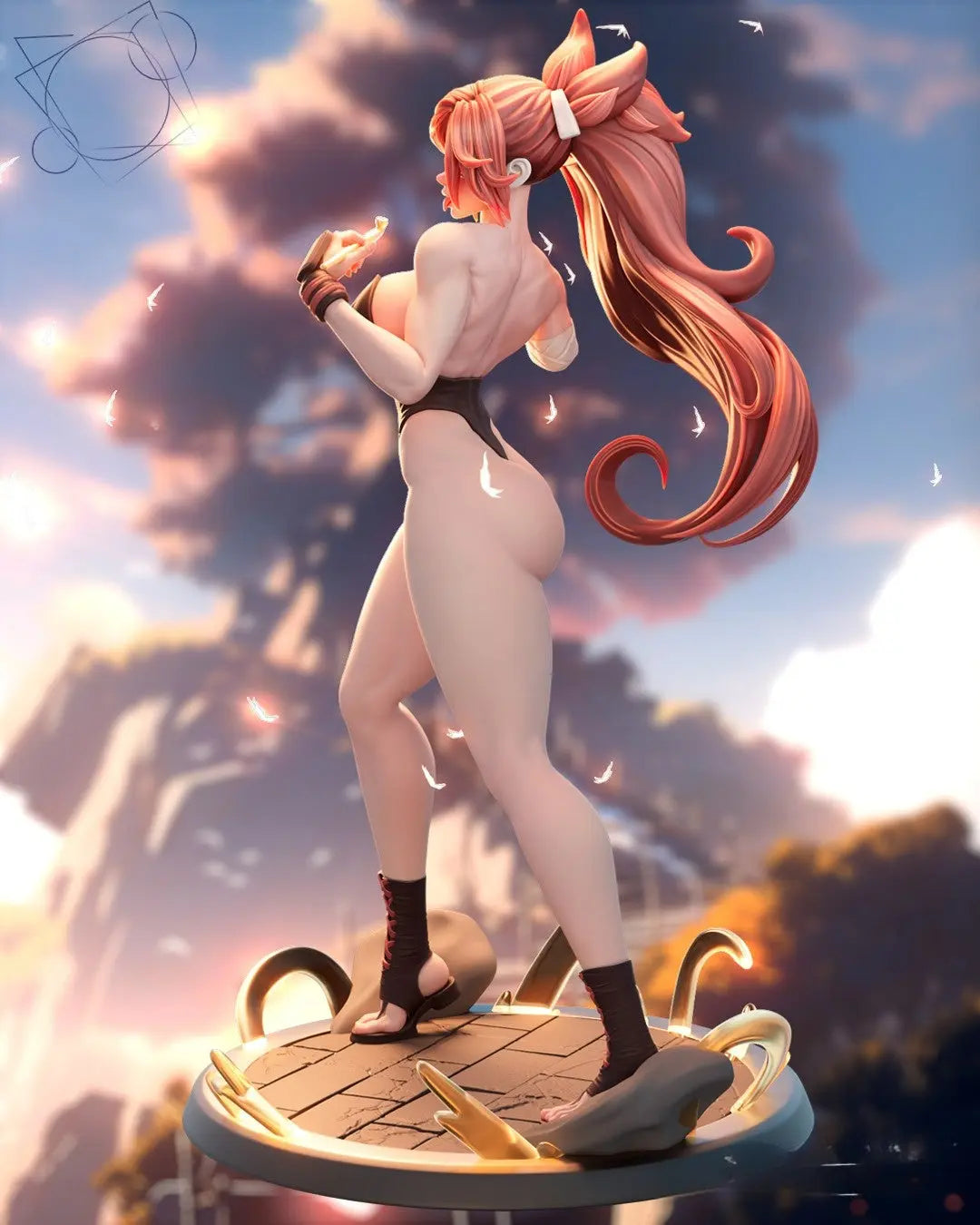 Baiken STL File – Guilty Gear – 3D Printable Fan Art Model - SeoNyoki3D